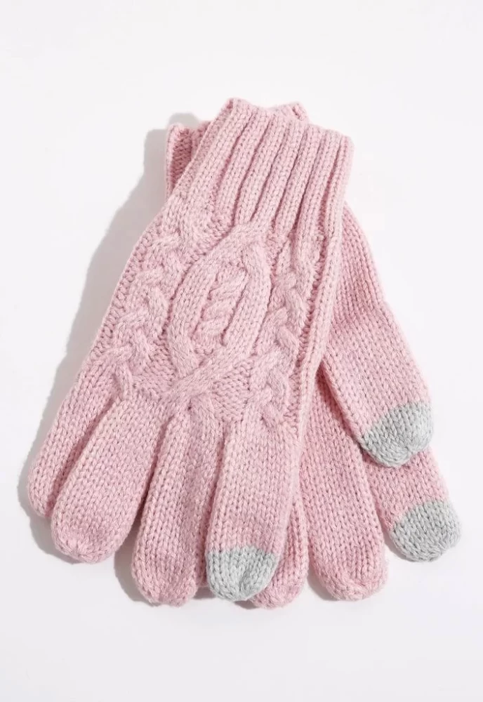 Cable Knitted Gloves